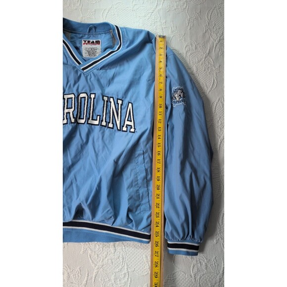 Vintage 90s Carolina Tar Heels Mens pull over jacket XL Team Edition Apparel - Picture 9 of 10